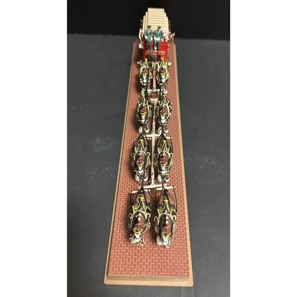 Ertl Collectibles Budweiser Clydesdale Eight Horse Hitch Mechanical Bank 1995